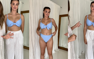 Customer Try On | Swimwear for big busts!