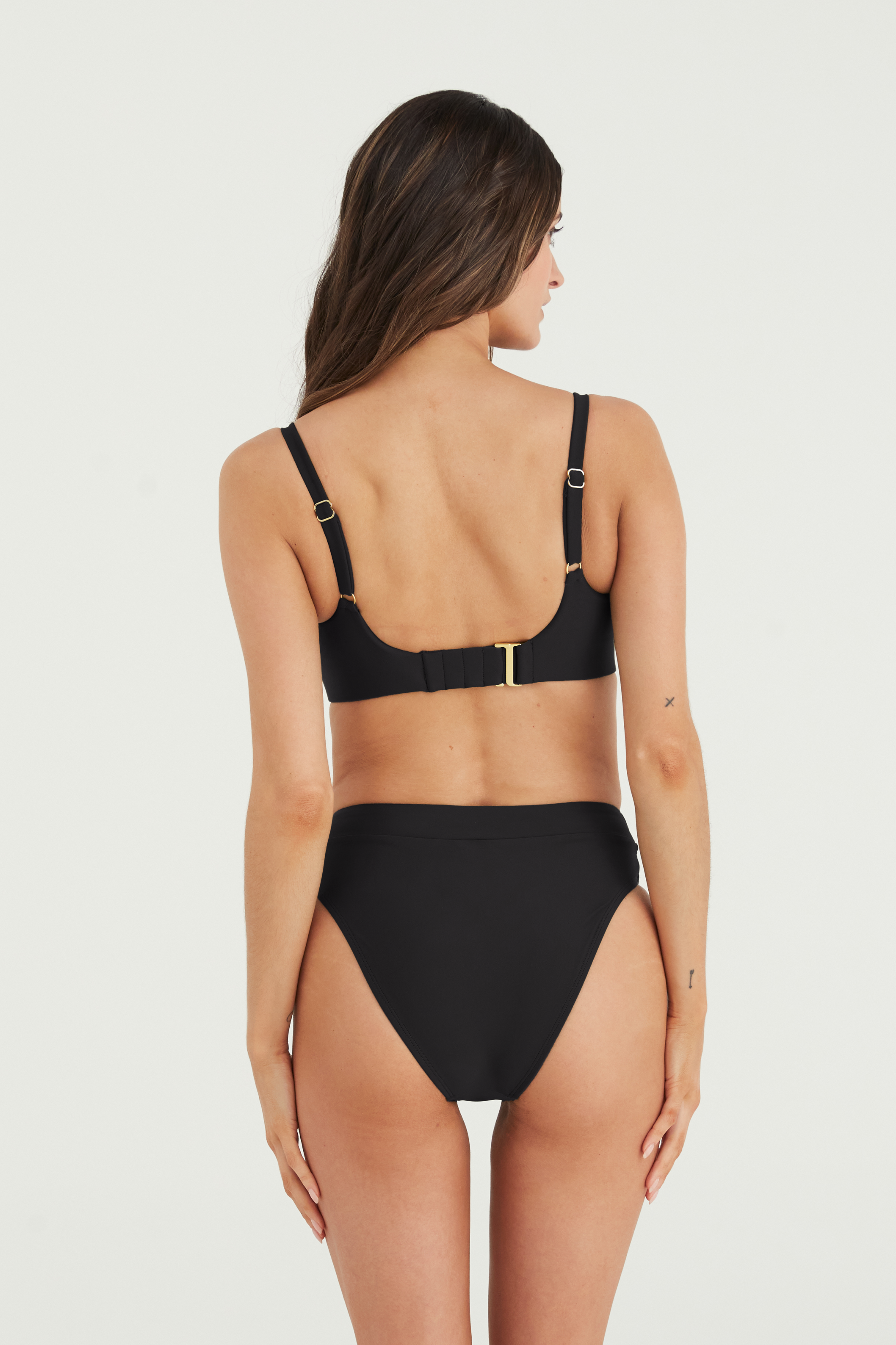 DOLLY BIKINI TOP - BLACK