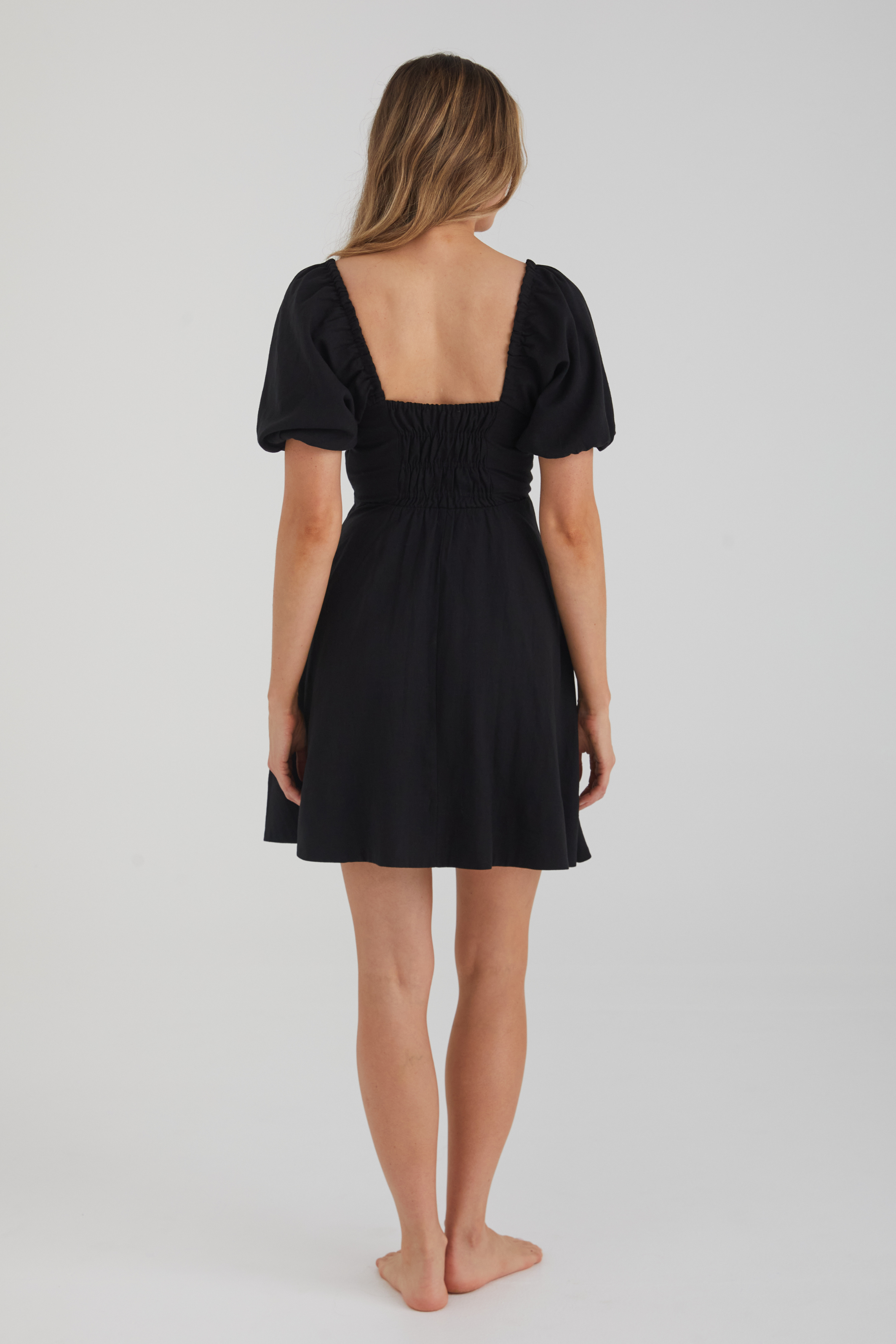ELLA MINI DRESS - BLACK MARVELL LANE ELLA MINI DRESS - BLACK MARVELL LANE