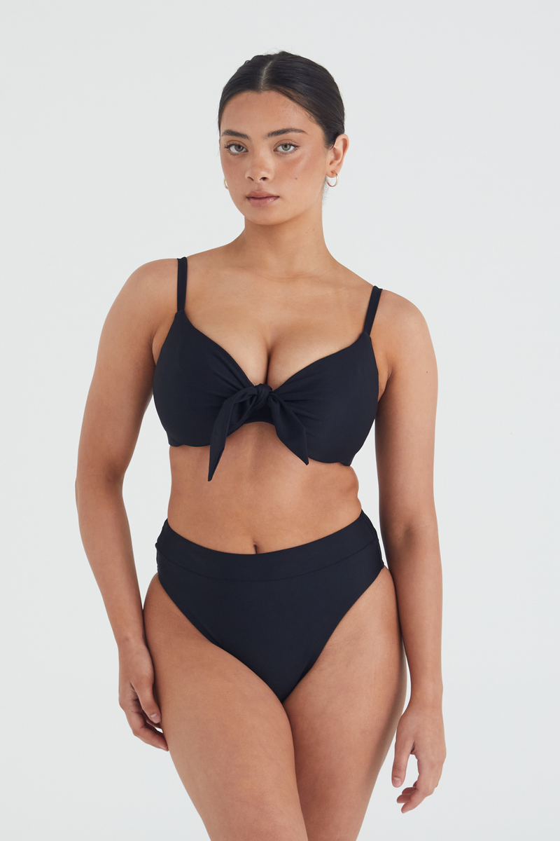 Emelie Bikini Top - Black
