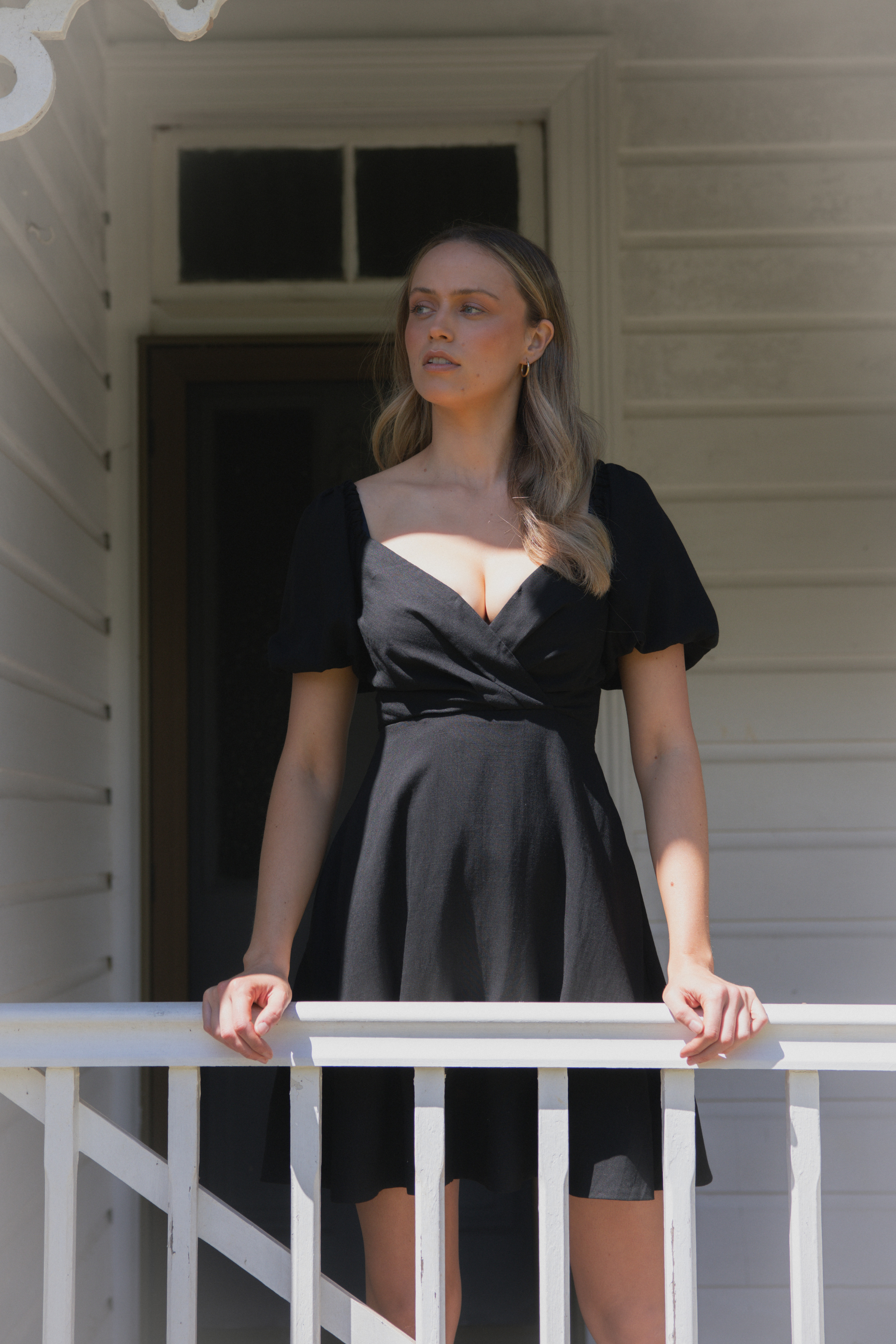 ELLA MINI DRESS - BLACK MARVELL LANE ELLA MINI DRESS - BLACK MARVELL LANE