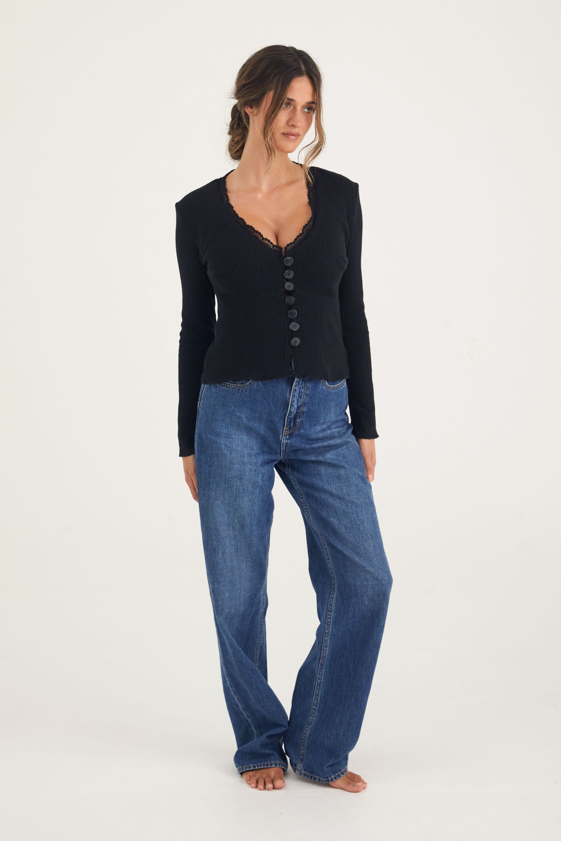 Iris Cardigan - Black