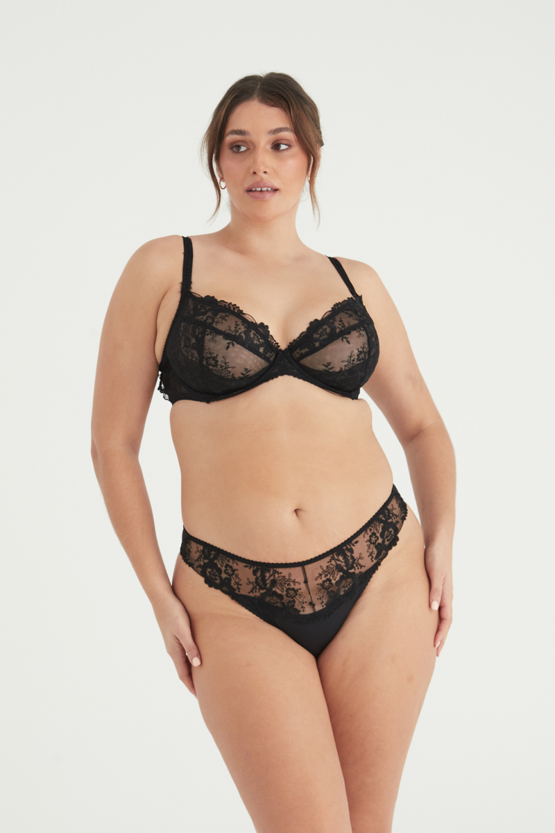 EVIE BRA - BLACK