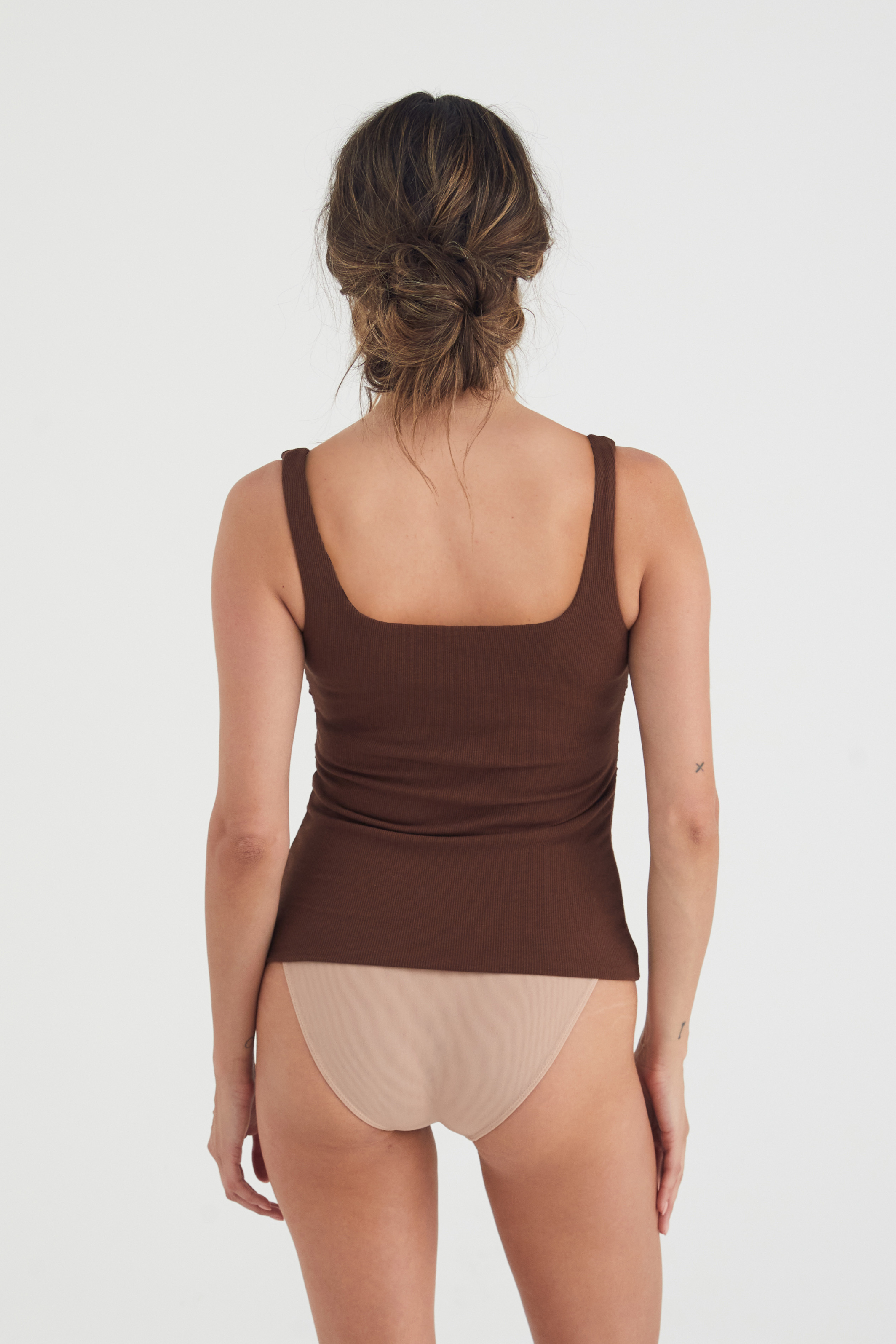 Busty Basics - Tank - CHOCOLATE