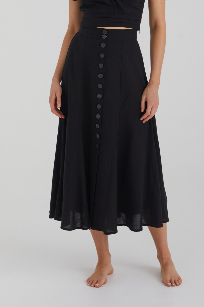 FRENCHIE SKIRT - BLACK