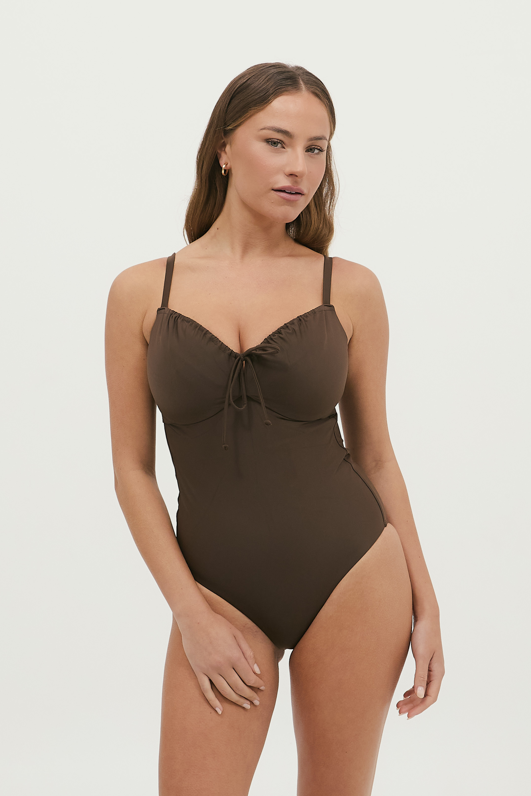 DOLLY ONE PIECE - COFFEE