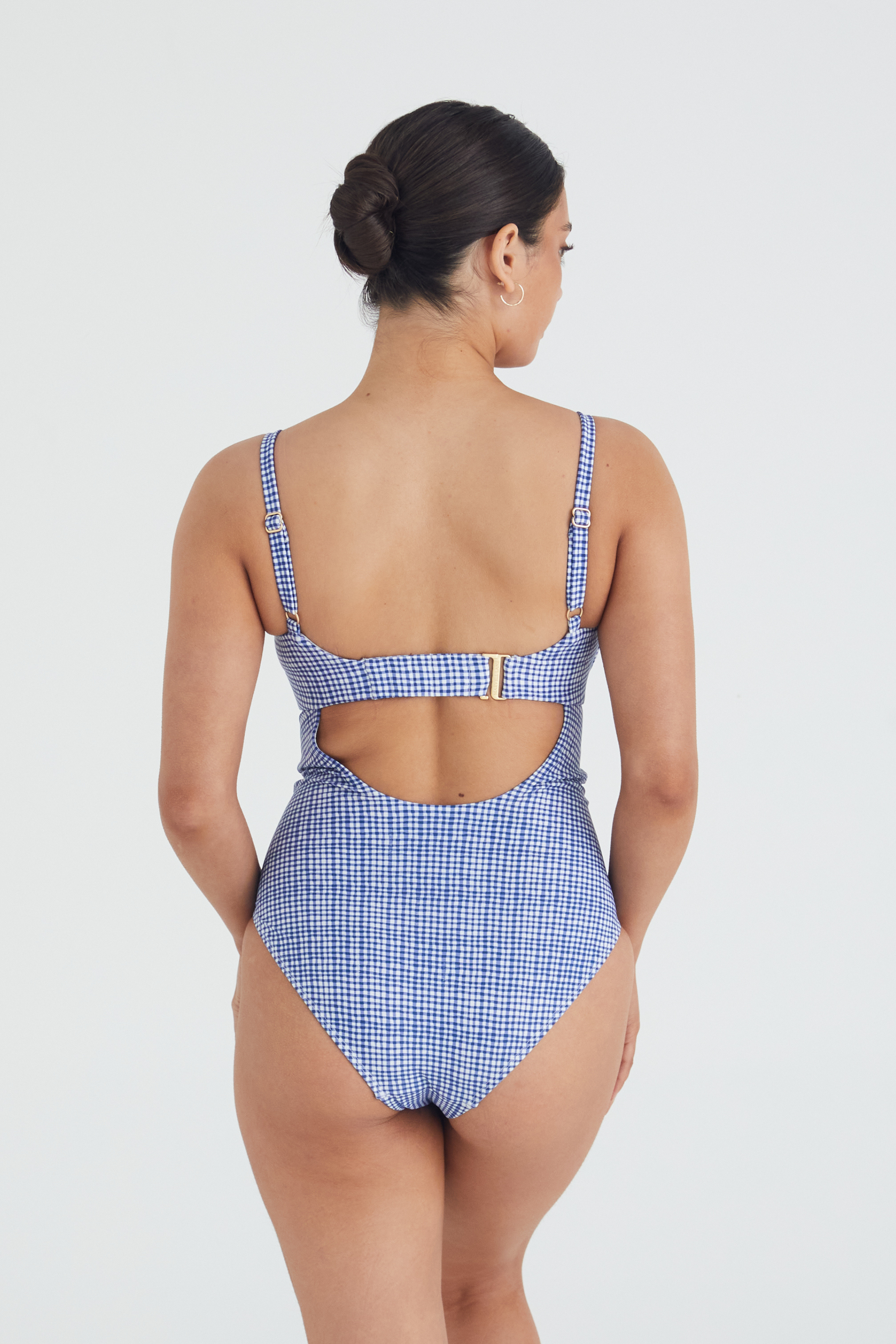 Dolly One Piece - Ocean Gingham