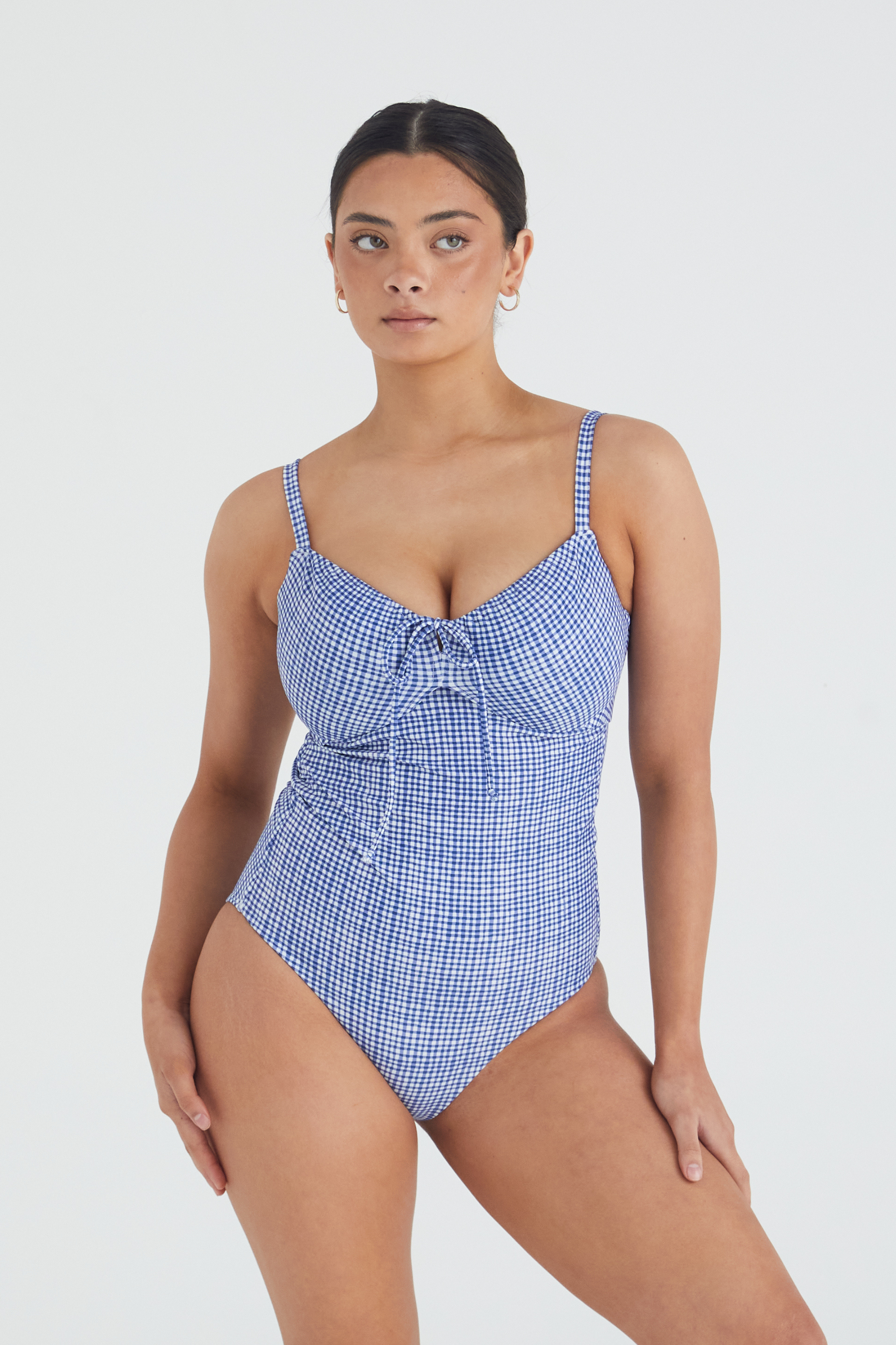 Dolly One Piece - Ocean Gingham