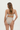 DOLLY BIKINI TOP - PECAN STRIPE
