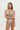 DOLLY BIKINI TOP - PECAN STRIPE