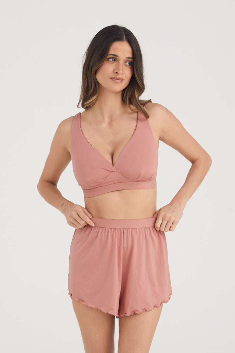 Unwind Sleep Bra - Petal