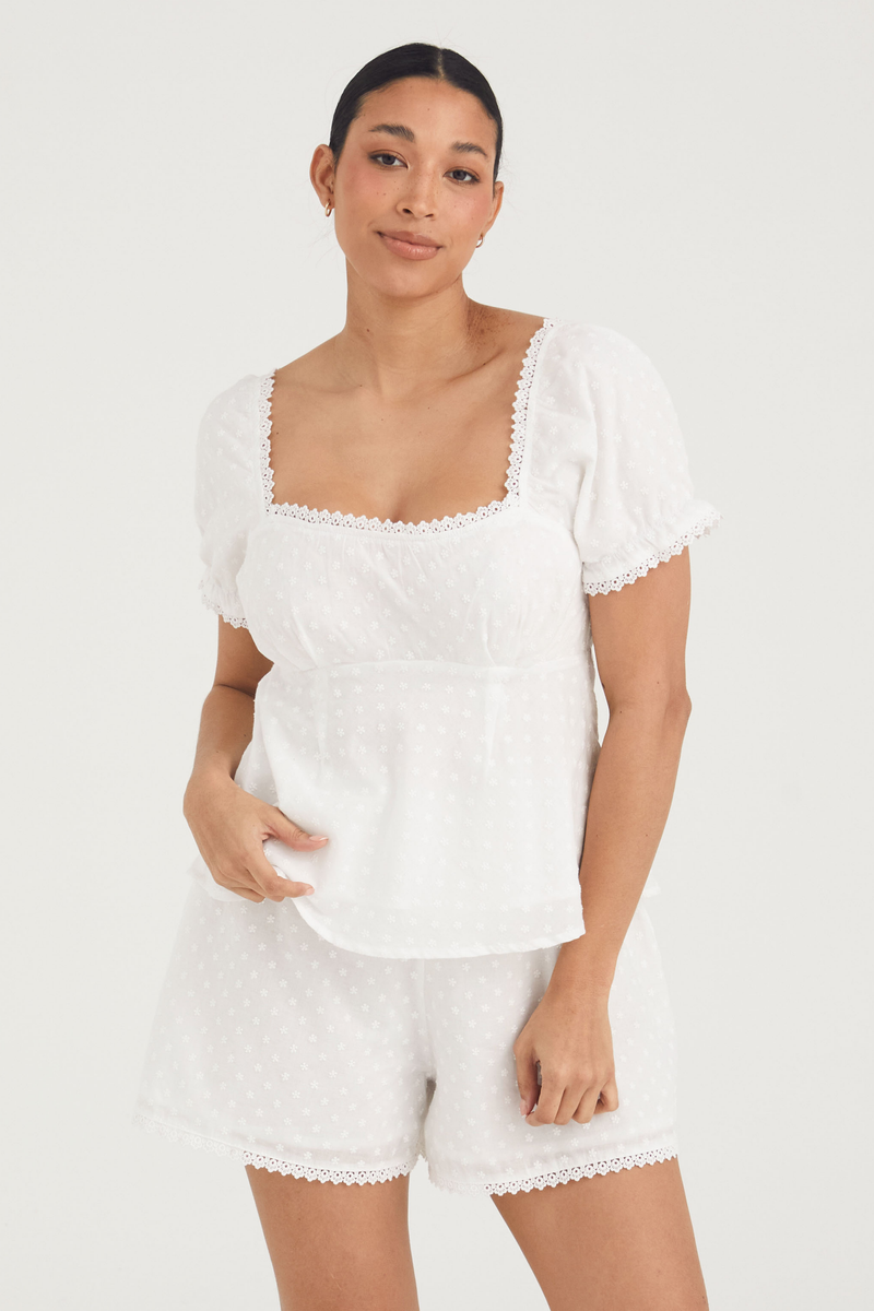 Odette Top - White