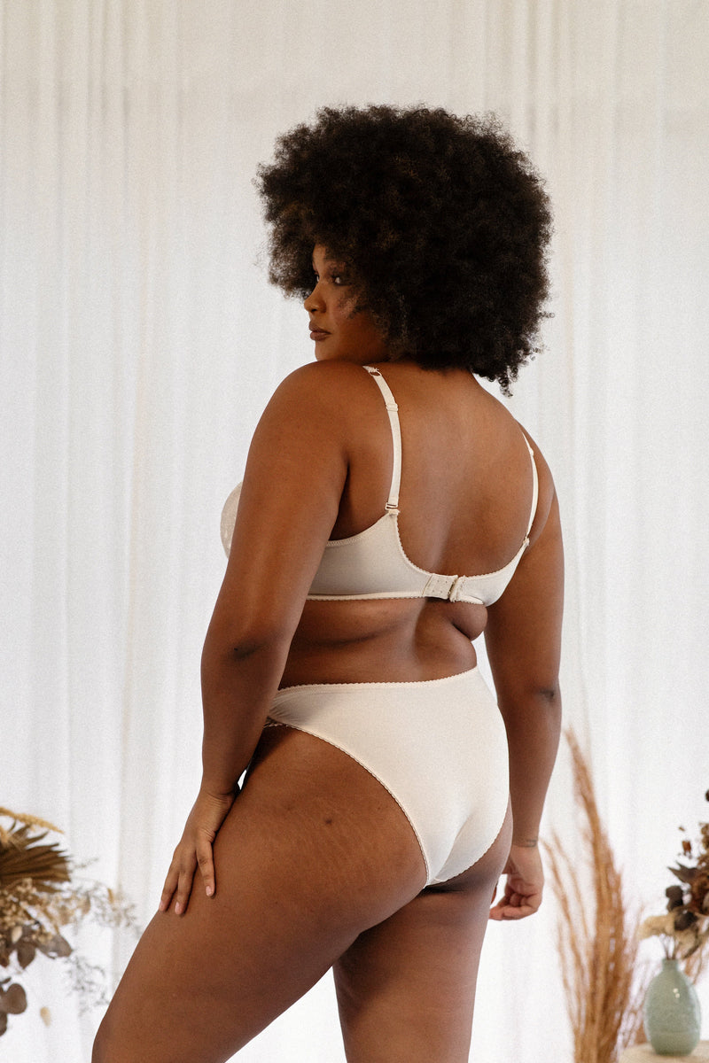 EVIE PLUNGE BRA 2.0 - SHEER PINK
